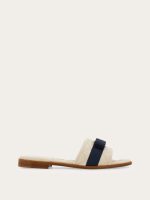 Ferragamo Vara bow quilted slide